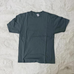 XL Plain Crew Neck T-Shirt in Sage